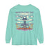 Dissolve The Ego (Back design) - Unisex Garment-dyed Long Sleeve T-Shirt